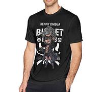 iwmnggnmwi Kenny Omega 2020 Casual Men's Cotton Sport Short Sleeve t-Shirt Black (3X-Large)