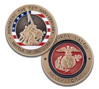 Iwo Jima 75th Anniversary Challenge Coin