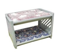 IWOMA Hamster Bed House Bunk Bed Small Animal Warm Bed House Cage Nest Blanket Bed Small Animals Hamster