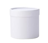 IWOMA Rose Flower Box Round Cardboard Box For Candy Chocolate Flower Arrangement Wedding Centerpiece Decor