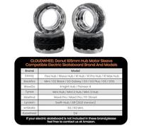 IWONDER CLOUDWHEEL Donut 105mm Hub Motor Sleeve Urban All Terrain Off Road Electric Skateboard Wheels for Hub Motor Electric Skateboards