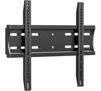 IWORKBOARD 43 50 55 inch Fixed Low Profile TV Wall Mount for 24-65 inch LED/LCD & Flat/Curved TVs, Universal Wall Mount Bracket with Safe Lock, Max VESA 400x400mm, up to 99Lbs & 16 '' Stud