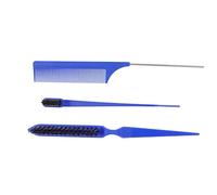 IWOWHERO 1 Set Comb for Natural Hair Row Hair Styling Brush Double Ended Pin Tail Comb for Home Barbershop and DIY Use