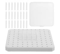 IWOWHERO 1 Set Kiln Stilts Support Nails - High Temperature Resistant Firing Mat with Nails for Pottery at Home - Ceramic Refractory Kiln Tools for Artists Studio Workshops