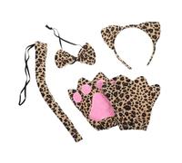 IWOWHERO 1 Set Leopard Ears Headband Costume for Adults Role Playing Cosplay Accessory for Parties Festivals and Themed Events for Animal Costume Looks