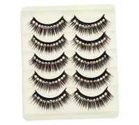 IWOWHERO 10 Pairs Realistic Cluster Lashes for Women Fake Eyelashes Glue Included Eyelash Extensions Long False Lashes for Parties Daily Life