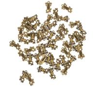 IWOWHERO 100pcs Antique Copper Frog Pendants DIY Hanging Charms for Keychains Phone Decorations Craft Supplies