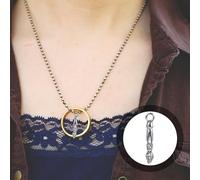 IWOWHERO 100pcs DIY Alloy Writing Pen Shaped Jewelry Charms Keychain Pendants Small Hanging Ornaments for Bracelet Necklace Craft Accessories