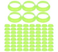 IWOWHERO 100pcs Fire Extinguisher Bottleneck Circle Replacement Rings Luminous Extinguisher Parts Glow-in-the-dark Safety Accessories for Home and Industrial Use