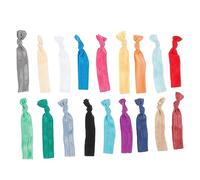 IWOWHERO 100pcs Hair Bands Elastic Ties Ponytail Holders for Women Girls Colorful Bows Accessories Random Color