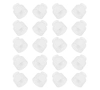 IWOWHERO 100pcs Leak Plastic Push Pull Caps for Cosmetic Bottles Sports Cap Replacement with Easy Pull Top Design for Liquid Storage and Travel Use