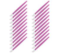 IWOWHERO 100pcs Nail Shaping Pen Nail Exfoliating Scrubber Professional Manicure Stick Rubber Cuticle Pusher for Art Accessories and Manicure Stylus Pen
