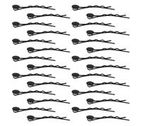 IWOWHERO 100pcs Non-slip Bobby Pins for Long Hair Super Grip Black Hair Clips for Bangs Chignon Updo Hairstyles DIY Mini Barrettes for Women and Versatile