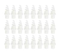 IWOWHERO 100pcs Plastic Spiral Spray Nozzles Strong Water Pressure Industrial Cleaning for Garden Driveway Tile Floors Efficient Washing and Water Saving