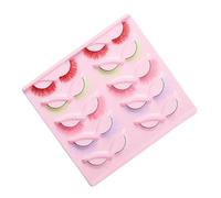 IWOWHERO 10pairs Impress Your Look Strip Eyelashes Fake Eyelashes for Women Natural False Lashes Wispy for Cosplay and Weddings