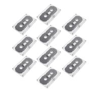IWOWHERO 10Pcs 30-Minute Blank Audio Cassette Tapes for DIY Recording, Vintage Style Empty Cassette Tapes for Messages, Music, and Party Greetings in Uk