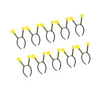 IWOWHERO 10pcs Bee Tentacle Headbands Lightweight Hair Bands with Butterfly Antennae and Animal Pompoms for Women Halloween Cosplay Party Favors
