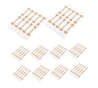 IWOWHERO 10pcs Elastic Self-Adhesive Nose Shaping Patches Comfortable Wing Contour Stickers for Wide Nostril Correction and Nasal Wing Sculpting