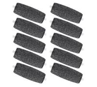 IWOWHERO 10Pcs Electric Foot File Replacement Heads Professional Pedicure Rollers Black Foot Care Tool for Dead Skin Removal and Hard Callus Treatment