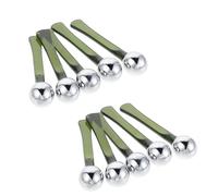 IWOWHERO 10pcs Eye Cooling Stick Eye Bag Massager for Skincare Tool Face Massage Stick Metal round Bead for Lotion Applicators