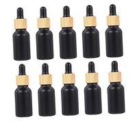 IWOWHERO 10pcs Frosted Essential Oil Bottles Dropper Portable Multi-function Containers for Household Use for Aromatherapy Travel and