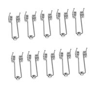 IWOWHERO 10pcs Heavy Duty Curling Iron Rod Springs Replacement Torsion Springs for Hair Styling Tools Heat Resistant Metal DIY Perm Rod Accessories for Waves and Curls