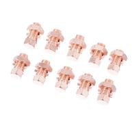 IWOWHERO 10pcs Heavy Duty Grounding Split Bolt Connectors for Copper Wire Bonding and Electrical Power Connections High Temperature Resistant Split Bolt Clamps for Multiple Wire and Direct