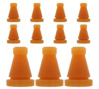 IWOWHERO 10pcs Heavy Duty Rubber Fingers for Chicken Plucker Machine, Sturdy Poultry Hair Removal Rods Compatible with Quail, Duck, Goose Plucker, Farm Livestock Handling Accessories