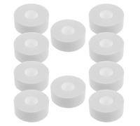 IWOWHERO 10pcs Invisible Collar Protectors for Mens Shirts Self-adhesive Sweat Absorbent Stickers Collar Stay Stick for Shirt Necklines