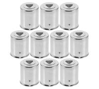 IWOWHERO 10pcs Microwave Magnetron Caps Iron Break Resistance Easy Installation Silver Triangle Replacement Parts for Microwave Oven Suitable for Homeowners and Professional Chefs