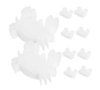 IWOWHERO 10pcs Oil Absorbing Sponge Efficient Filter Sponge for Swimming Pools Bathtubs Unique Design for Oil Removal Grime Absorption Reusable Cleaning Tool Adorable Shape for Safe Use