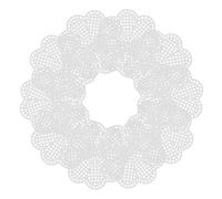 IWOWHERO 10pcs Plastic Mesh Sheets for DIY Knitting and Cross Stitch Quilting, Small Flower-Shaped Plastic Canvas Squares for Handmade Embroidery and Crochet Crafts