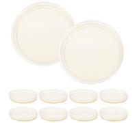 IWOWHERO 10pcs Prepoured Agar Plates Lb Nutrient Petri Dishes for Laboratory Supplies Science Experiments Stem Learning Microbiology Culture