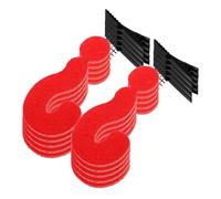 IWOWHERO 10pcs Red Question Mark Hair Clips for, Decorative Barrettes Hair Pins Party Accessories, Novelty Headpieces for Photo Props and Fun Hairstyles