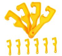 IWOWHERO 10pcs Reusable Plastic Bucket Lid Openers Paint Barrel Lid Opening Tools Ergonomic Design Sturdy Lightweight for Open Paint and Buckets