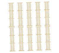 IWOWHERO 10pcs Scale DIY Model Fencing for Dollhouse Fairy Garden Micro Landscape Border Decor Architectural Scene Enhancer