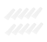 IWOWHERO 10pcs Travel Squeeze Bottles for Toiletries Refillable Bottles for Shampoo Face Wash Lotion Odorless