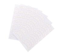 IWOWHERO 10sheets Eyelash Pads Scales for Accurate Measurements Eyelash Extension Stickers for Students Eye Protection Isolation for Training Schools and Beauty Salons