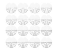 IWOWHERO 120pcs Hair Perm Care Pad Heat Shield Guards for Extension Install Hair Bonding Shield Spacer Professional Salon Tool Accessories