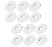 IWOWHERO 12Pcs Aromatherapy Replacement Pad Car Aroma Pad Replacement PE Round White Replacement for Car Diffuser Home Diffuser Mixed Scent for Auto Air Vents and Home Use for and