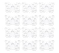 IWOWHERO 12Pcs Butterfly-Shaped Plastic Pigment Mixing Tray Multi-Grid Painting Palette for ’S Creative Art and Graffiti Use