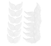 IWOWHERO 12pcs Glow-in-The- Wings Christmas Decorations Light up Feathered Wings for Wedding Party DIY Ornaments