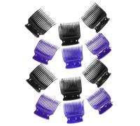 IWOWHERO 12pcs Hot Roller Claw Clips Hair Curler Clamp for Women Salon and Home Use Lightweight Heat-resistant Hair Section Styling Tools for Curling