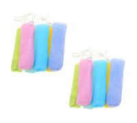 IWOWHERO 12pcs Soap Pouch Net Exfoliating Foaming Soap Bags Food-Grade Mesh for Body and Facial Cleansing for Shower and Bath Random Color