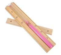 IWOWHERO 15-Minute Heat Resistant Wooden Sauna Sand Timer Rotating Pink Hourglass for Sauna Room and Spa Accessories