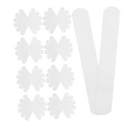 IWOWHERO 150pcs Sweat Absorbing Hat Liners for Caps Invisible Ultra-thin Sweat Pads Collar Stain Protectors for Shirt Preservation Breathable Reusable Absorbent for Baseball Golf Hats Men