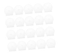 IWOWHERO 15pcs Clam Shell Cd Dvd Cases Thickened Single Disc Storage Box Portable Cd Dvd Case for Media Protection and Travel
