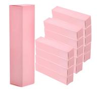 IWOWHERO 15pcs Pink Paper Lipstick Boxes Bulk Packaging for Lip Balm and Lip Gloss Easy to Assemble Protective Wrapping with Minimalist Stylish Design for Cosmetics Storage and Transport
