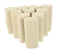 IWOWHERO 16 Rolls Bamboo Pulp Coreless Toilet Roll Paper High Absorbency Home Toilet Tissue Paper for Bathroom Use Natural Color for Family