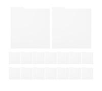 IWOWHERO 16pcs Plastic Record Dividers for Vinyl Albums Album Separators Tabs for Shelf Collection Record Storage Organizers for Home Library Books